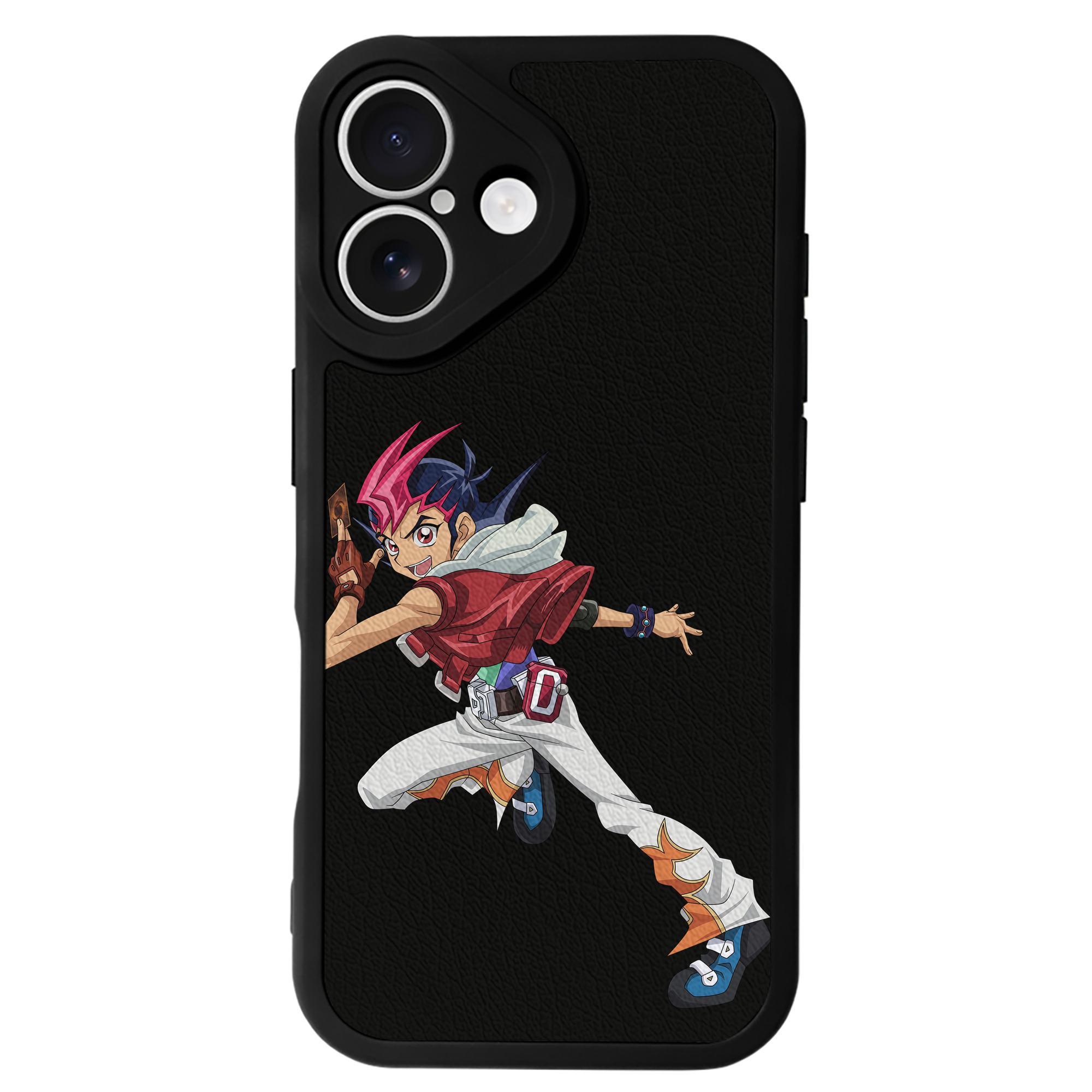 遊☆戯☆王 Yu-Gi-Oh! 【iPhone 16シリーズ対応】シリコンスマホケース（レザー調） 材質：シリコン